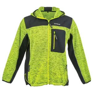 J. J. Keller® SAFEGEAR® Mélange Double Knit Fleece Hooded Jacket - Small Main Image