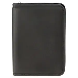 Vinyl Zipper-Closure Book Holder with Flip-File Insert Main Image