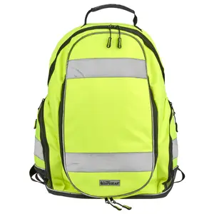 J. J. Keller® SAFEGEAR® Hi-Vis Lime Backpack Main Image