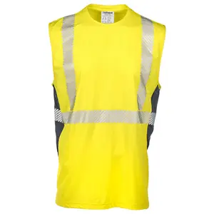 J. J. Keller® SAFEGEAR® Hi-Vis Sleeveless Cooling T-Shirt, Type R Class 2 - Large Main Image