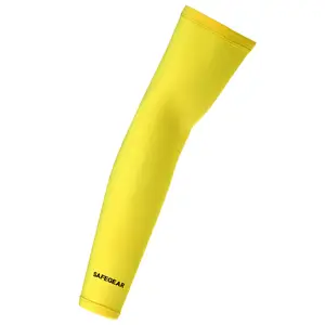 J. J. Keller® SAFEGEAR® Hi-Vis Cooling Sleeves - Yellow Main Image
