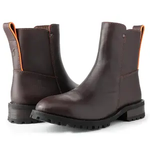 Juno Jones Meti II Women's Steel Toe Boot - Brown, Size 5 Main Image