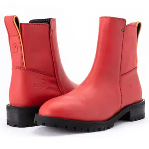 Juno Jones Meti II Women's Steel Toe Boot - Red, Size 5 Main Image