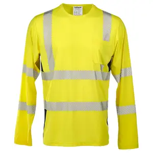 J. J. Keller® SAFEGEAR® Hi-Vis Cooling Long Sleeve T-Shirt Type R, Class 3 - Small Main Image