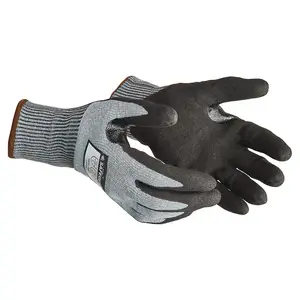 J. J. Keller® SAFEGEAR® Bladestop Nitrile Micro-Foam Sandy Dip A7 Glove - Small, 1 Pair Main Image