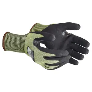 J. J. Keller® SAFEGEAR® Bladestop Nitrile Micro-Foam Sandy Dip A9 Glove - Small, 1 Pair Main Image