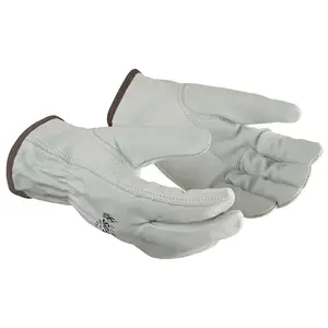 J. J. Keller® SAFEGEAR® Economy Grade Cowhide Leather Driver Glove with Keystone Thumb - X-Large, 1 Pair Main Image