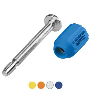 J. J. Keller® Bare Pin Container Bolt Seal - Model #: HBSBP - Stock - Blue Main Image
