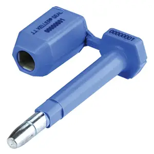 J. J. Keller® 1-Color Coated Pin Bolt Seal - Model #: HBS1CP - Stock - Blue Main Image