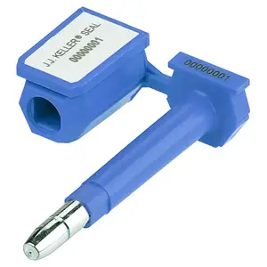 J. J. Keller® 2-Color Coated Pin Bolt Seal - Model #: HBS2CP - Stock - Blue Main Image