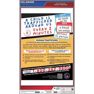 Delaware Human Trafficking Poster