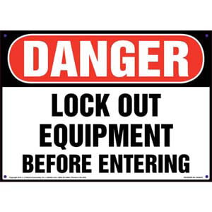 Lockout/Tagout Signs