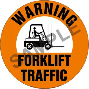 Warning: Forklift Traffic Sign Main Image