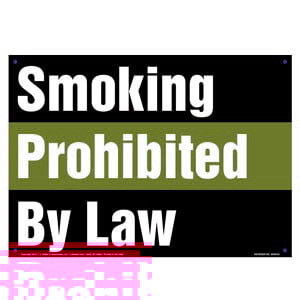Hawaii: Smoking Prohibited By Law Sign