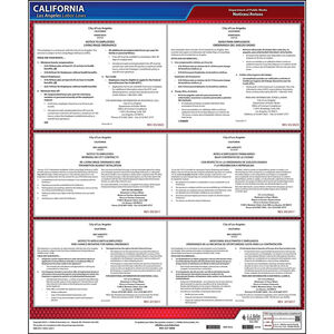 California / Los Angeles City Contractor Living Wage & Retaliation Poster