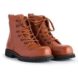 Juno Jones Women’s Leeza Caramel Composite Toe Boot - Size 5.5 Main Image