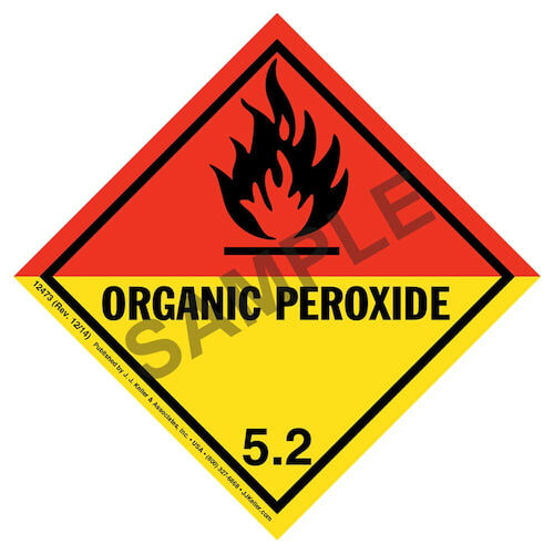 Class 5 Organic Peroxide Labels (00499)