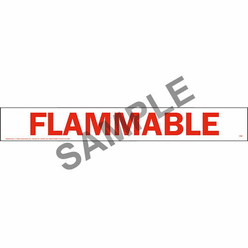 Flammable Sign (01734)