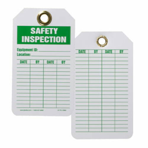 Safety Tag - Plastic - Safety Inspection (00180)