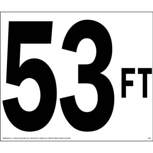 53 FT Truck Sign (01661)