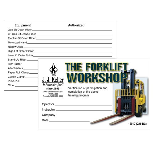 forklift certification card template the forklift workshop wallet card forklift certification card template the forklift workshop wallet card