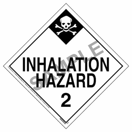 Division 2.3 Inhalation Hazard Placard - Worded (02459)