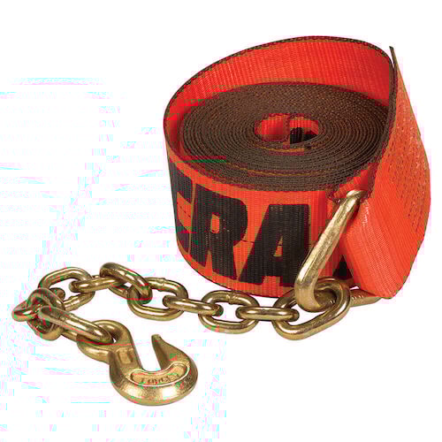 XTREME HeavyDuty Winch Strap w/Chain Anchor