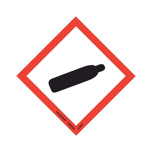 GHS Labels (Poly) Gas Cylinder