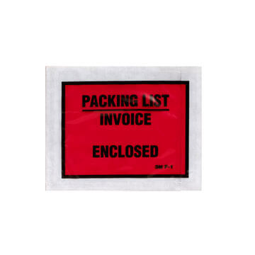 Packing List/Invoice Enclosed Envelope Labels - Full Panel (00676)