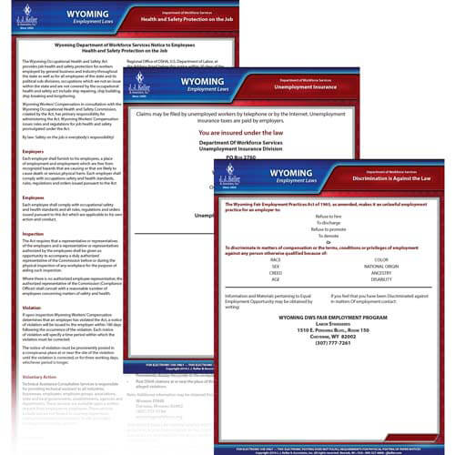2021 Wyoming & Federal Electronic Labor Law Poster Management Service (00611)
