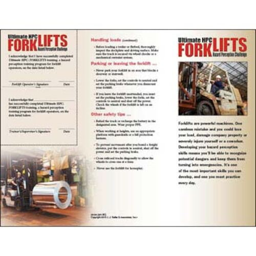 Forklift Hazard Perception Challenge - Quick Reference Card (07287)