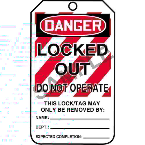 Printable Lockout Tagout Signs