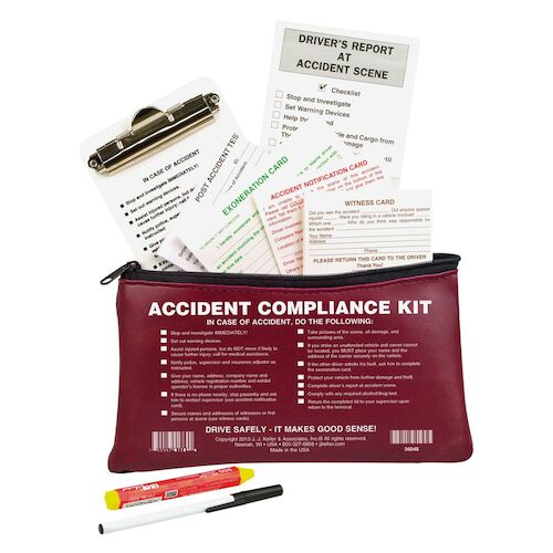 Accident Compliance Kit in Vinyl Pouch - No Camera (07935)