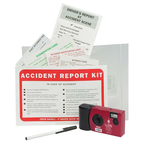 Accident Compliance Kit in Poly Bag w/ Single-Use Digital Camera (07936)