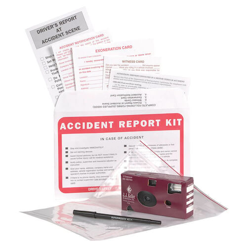 Accident Compliance Kit in Poly Bag w/ 35mm Film Camera (00221)