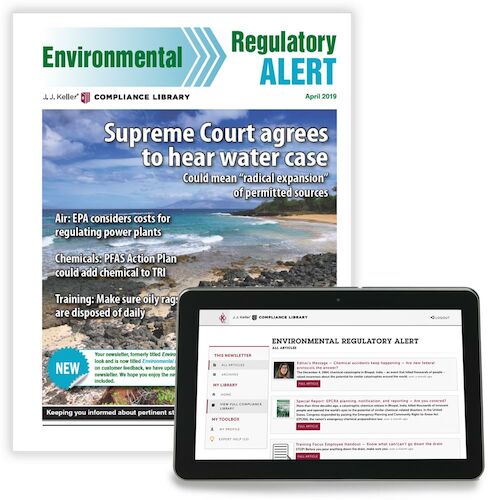Environmental Regulatory Alert Newsletter