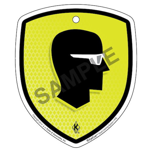 EyeCue® Tags - PPE Eye Protection Reminder (09050)