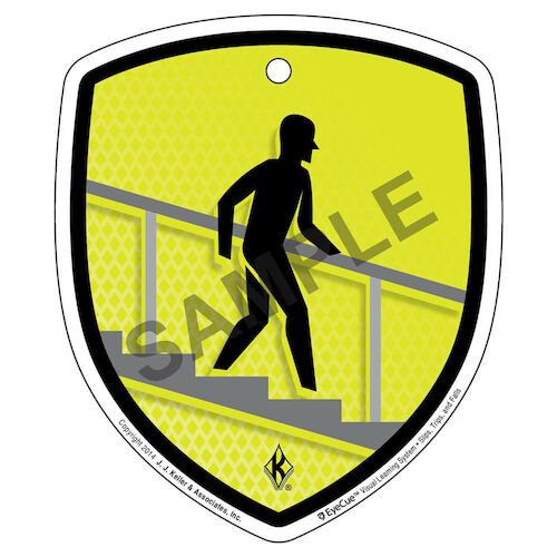 EyeCue® Tags - Slips, Trips & Falls Handrail Reminder (09335)