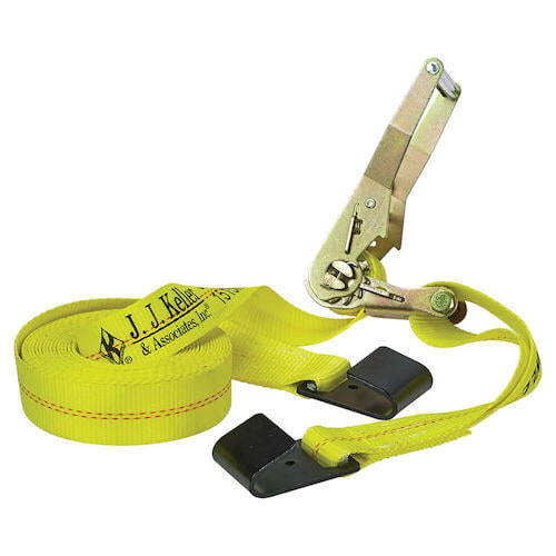 J. J. Keller® Ratchet Strap with Flat Hooks