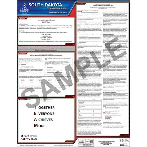 2021 South Dakota & Federal Labor Law Posters