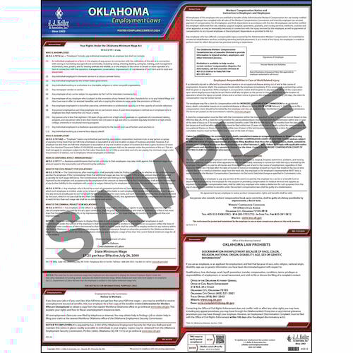 2021 Oklahoma & Federal Labor Law Posters