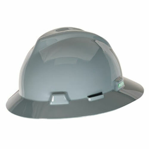 J. J. Keller® SAFEGEAR® Vented Full Brim Ratchet Hard Hat with Accessory  Slot