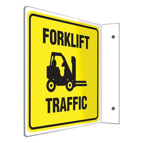 Forklift Traffic Sign - Projection (010209)