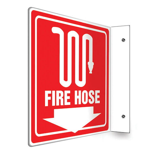 Fire Hose Sign - Projection (010323)