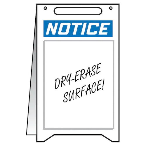 Notice: Blank - OSHA Folding Sign (010311)