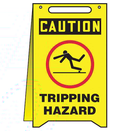 Caution: Tripping Hazard - OSHA Fold-Up (010318)