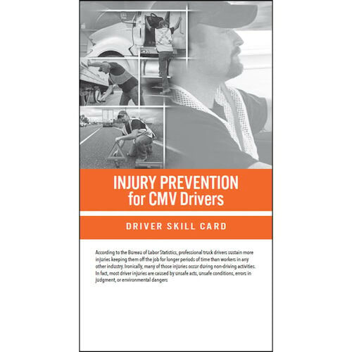 Injury Prevention for CMV Drivers - Driver Skill Cards (012211)