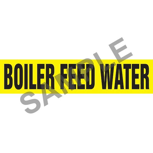 Boiler Feed Water Pipe Marker - ASME/ANSI (013950)