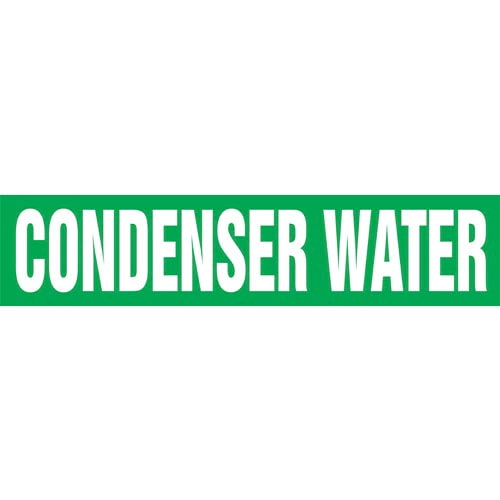 Condenser Water Pipe Marker - ASME/ANSI (013726)