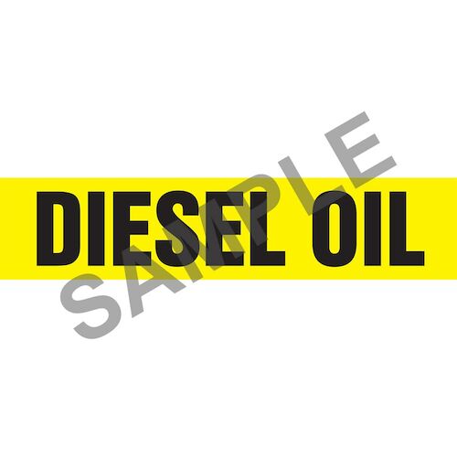 Diesel Oil Pipe Marker - ASME/ANSI (013735)